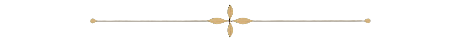 Remove the black background from this image, keeping only the gold decorative accent divider line with the floral center ornament on a transparent background.